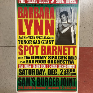 Barbara Lynn at Sam's Burger Joint - 2006 (Poster)
