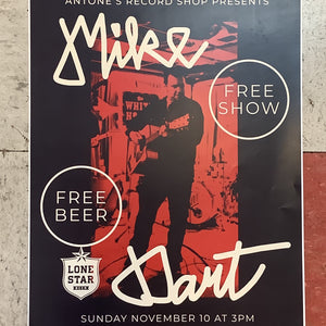 Mike Dart In-Store (Poster)