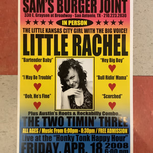 Little Rachel at Sam's Burger Joint - 2008 (Poster)