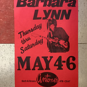 Barbara Lynn at Antone's - 1978 (Poster)