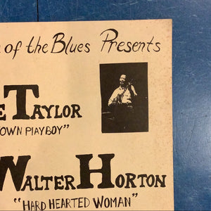 Eddie Taylor, Walter Horton, and Hubert Sumlin at Antone's - 1976 (Poster)