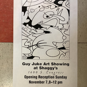 Guy Juke Art Showing at Shaggy's (Poster)