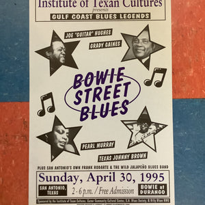 Bowie Street Blues - 1995 (Poster)