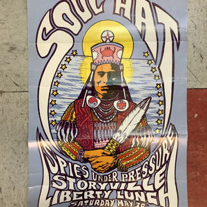 Soul Hat at Liberty Lunch - 1992 (Poster)