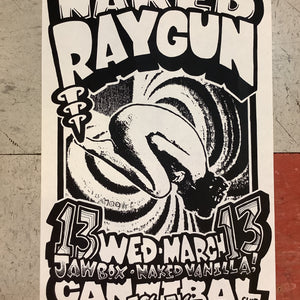 Naked Raygun at Cannibal Club - 1991 (Poster)