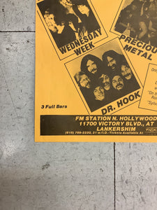 Wednesday Week, Precious Metal, and Dr. Hook at FM Station (Poster)