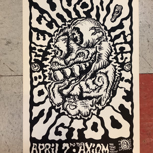 Thee Hypnotics and Bongtooth at Axiom - 1990 (Poster)