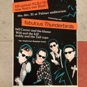 The Fabulous Thunderbirds at Palmer Auditorium - 1987 (Poster)