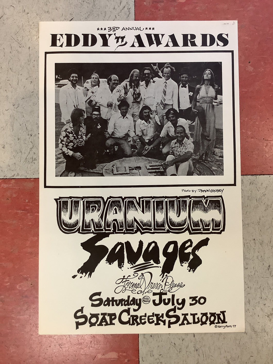 S*0様 ポスターフライヤー 、Mo' Wax、1997年 Uranium Savages at Soap Creek Saloon - 1977 (Poster) – Antone's