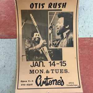 Otis Rush at Antone's - 1984 (Poster)