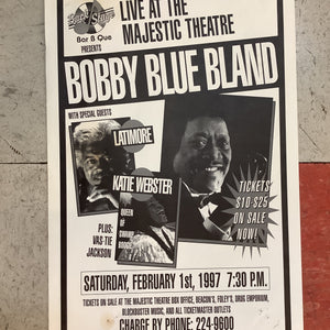 Bobby Blue Bland at The Majestic Theatre - 1997 (Poster)