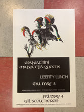 Load image into Gallery viewer, Mahlathini Mahotella Queens/Gil Scott-Heron at Liberty Lunch - 1990 (Poster)
