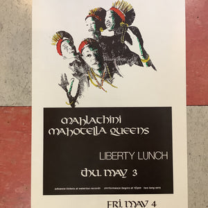 Mahlathini Mahotella Queens/Gil Scott-Heron at Liberty Lunch - 1990 (Poster)