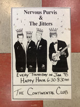 Load image into Gallery viewer, Nervous Purvis and The Jitters at Continental Club - 1995 (Poster)
