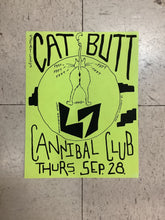 Load image into Gallery viewer, Cat Butt and L7 at Cannibal Club - 1989 (Poster)
