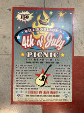 Load image into Gallery viewer, Willie Nelson's 4th of July Picnic - 1999 (Poster)
