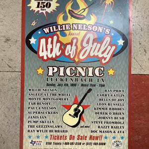 Willie Nelson's 4th of July Picnic - 1999 (Poster)