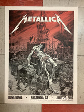 Load image into Gallery viewer, Metallica at Rose Bowl - 2017 (Poster)
