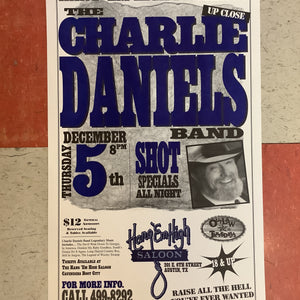 The Charlie Daniels Band at Hang 'Em High Saloon (Poster)