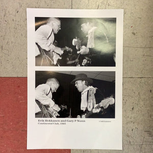 Bill Leissner Photo - Erik Hokkanen and Gary P. Nunn at Continental Club - 1985