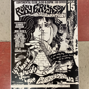 Roky Erickson's 77th Birthday Celebration - 2024 (Poster)