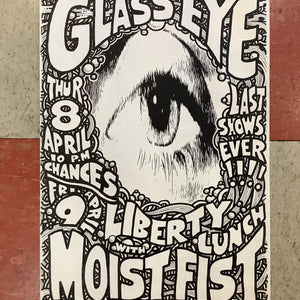 Glass Eye with Moist Fist at Liberty Lunch - 1993 (Poster)