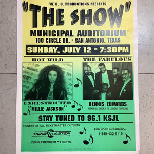 Millie Jackson and Dennis Edwards at San Antonio Municipal Auditorium (Poster)