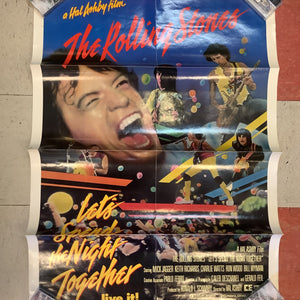 Rolling Stones' "Let's Spend the Night Together" Movie - 1982 (Poster)