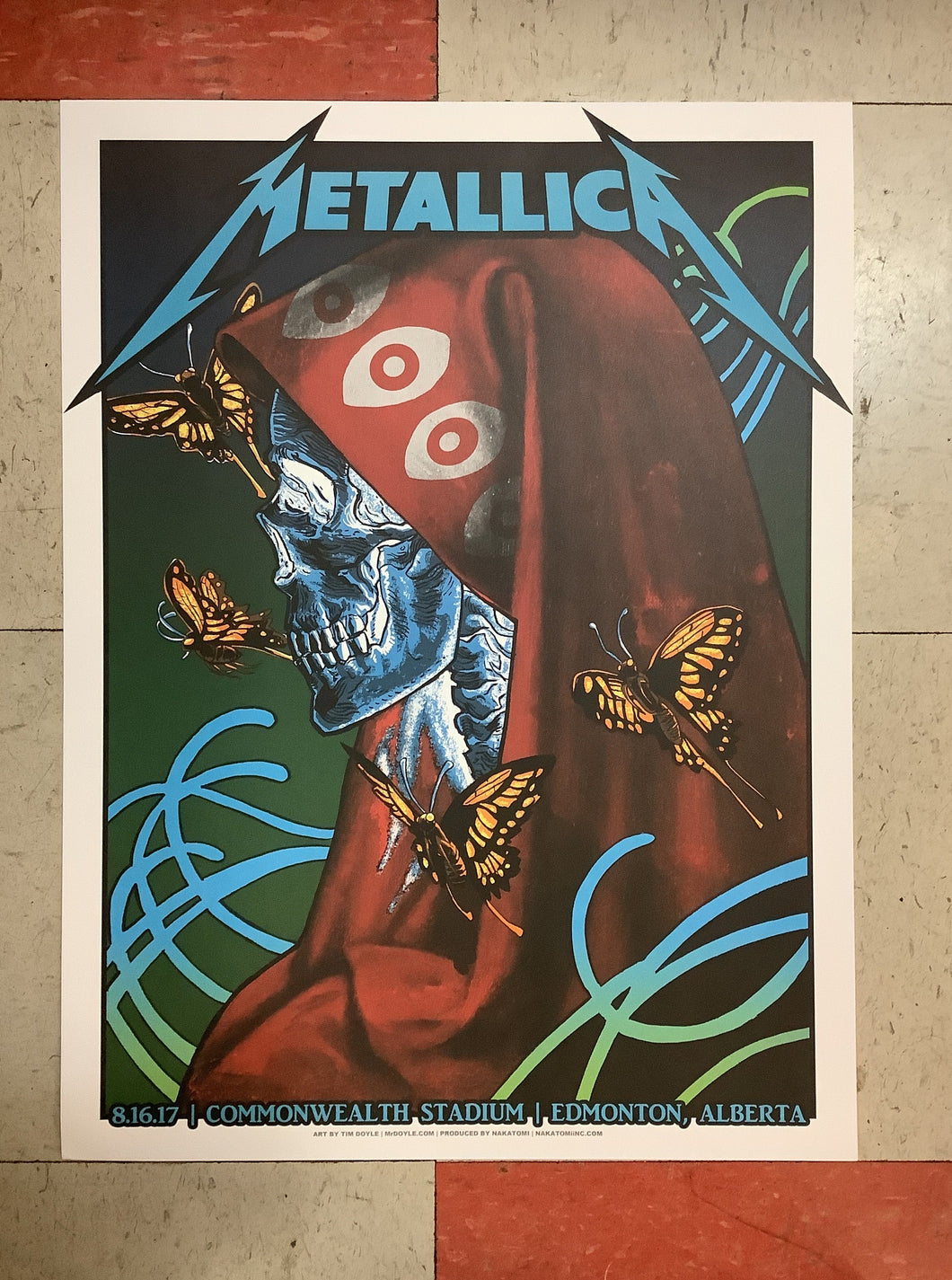 Metallica at Commonwealth Stadium - 2017 (Poster)