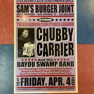 Chubby Carrier at Sam's Burger Joint - 2008 (Poster)