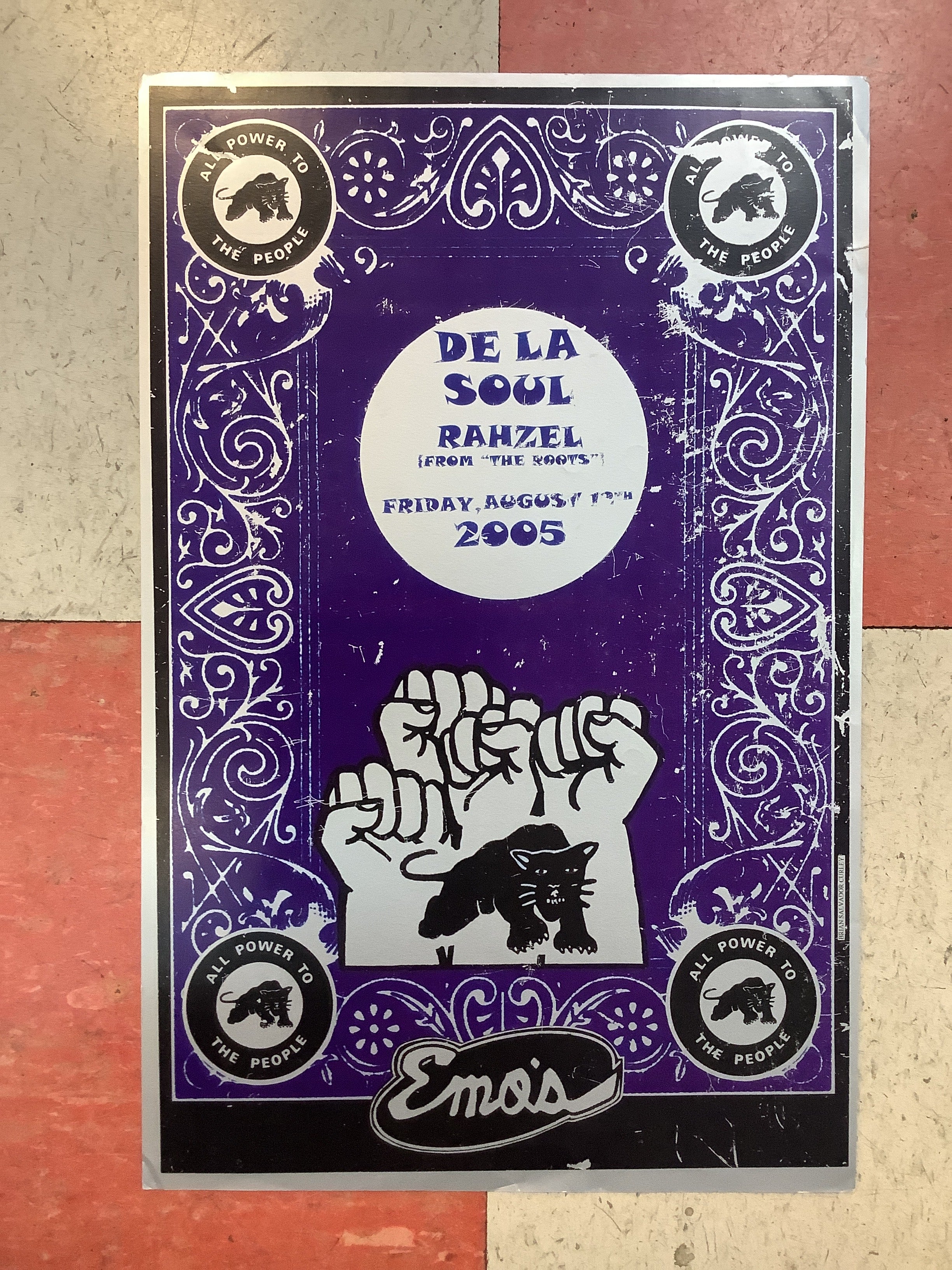 De La Soul and Rahzel at Emo's - 2005 (Poster) – Antone's Record Shop