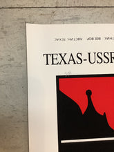 Load image into Gallery viewer, Texas-USSR Musicians' Exchange - 1987 (Poster)

