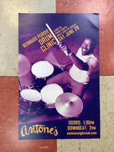 Load image into Gallery viewer, Bernard Purdie Drum Clinic at Antone's Nightclub - 2019 (Poster)

