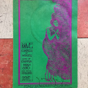 Love at Avalon Ballroom - 1968 (Postcard)