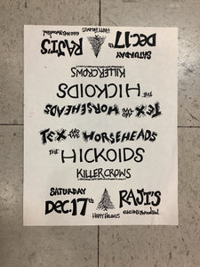 The Hickoids at Raji's (Poster)