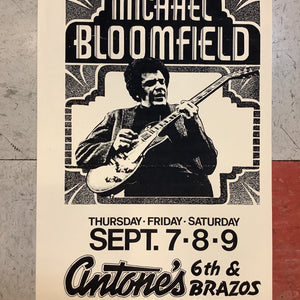 Michael Bloomfield at Antone's Nightclub - 1978 (Poster)