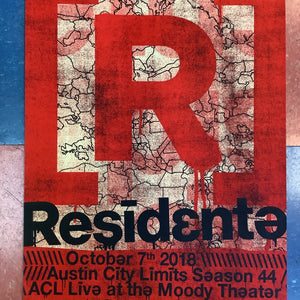 Residente at Austin City Limits - 2018 (Poster)