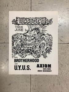 The Accüsed at Axiom (Poster)