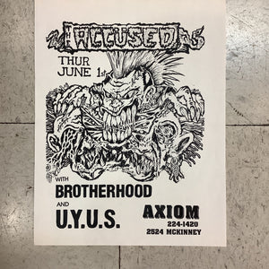 The Accüsed at Axiom (Poster)