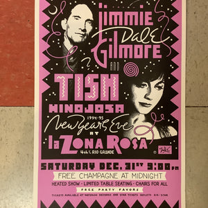 Jimmie Dale Gilmore and Tish Hinojosa at La Zona Rosa - 1994 (Poster)