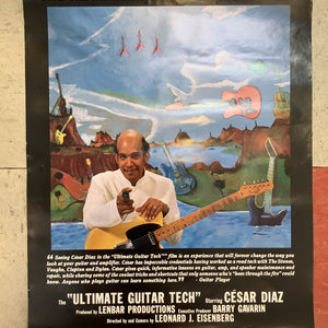 "Ultimate Guitar Tech" Starring César Diaz Promo - 1992 (Poster)