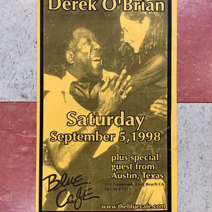 Derek O'Brian at The Blue Cafe - 1998 (Poster)