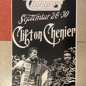 Clifton Chenier at Antone's - 1978 (Poster)
