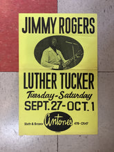 Load image into Gallery viewer, Jimmy Rogers and Luther Tucker at Antone's (Poster)
