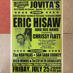 Eric Hisaw at Jovita's - 2008 (Poster)