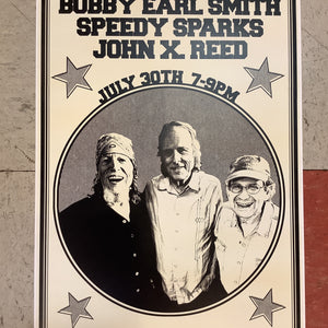 Bobby Earl Smith, Speedy Sparks, & John X Reed at Evangeline Cafe - 2024 (Poster)