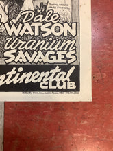 Load image into Gallery viewer, Dale Watkins Memorial Celebration at The Continental Club - 1998 (Poster)
