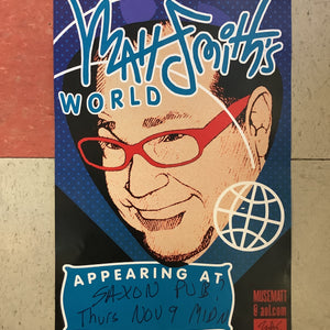 Matt Smith's World at Saxon Pub (Poster)