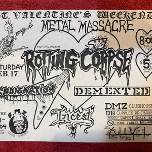 Rotting Corpse at DMZ Club House (Poster)