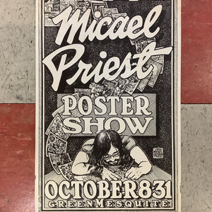 Micael Priest Poster Show at Green Mesquite - 1989 (Poster)